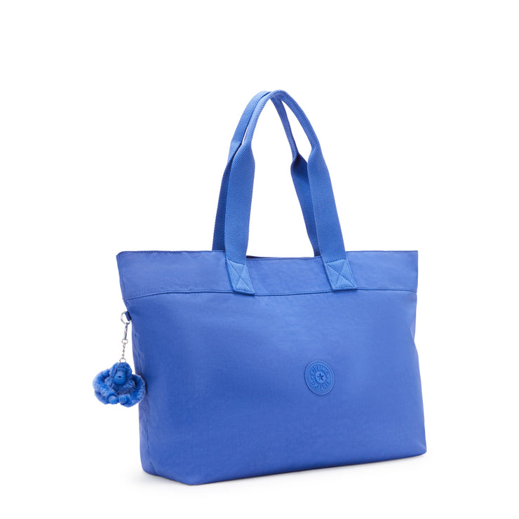 KIPLING-Colissa-Large Tote with Laptop Compartment-Havana Blue-I3885-JC7