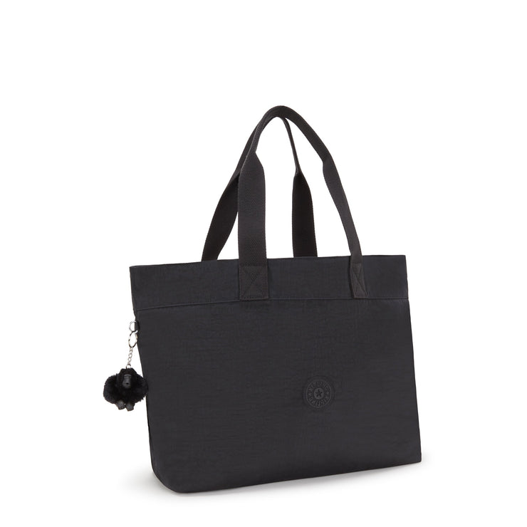 KIPLING-Colissa-Large Tote with Laptop Compartment-Black Noir-I3885-P39