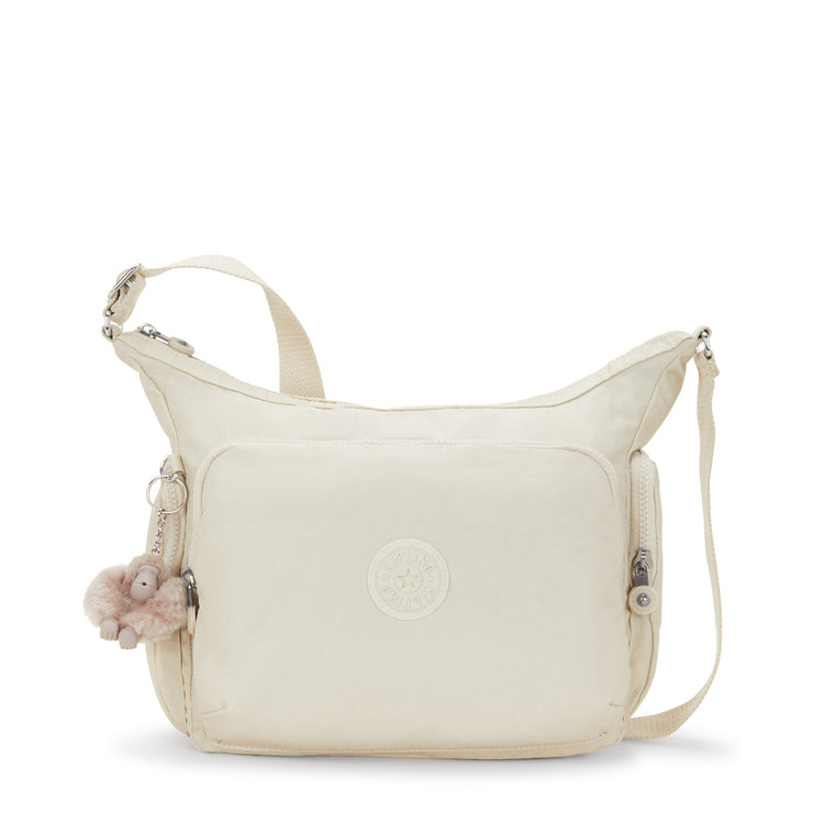 KIPLING-Gabb-Large Crossbody Bag with Adjustable Straps-Beige Pearl-I3945-3KA