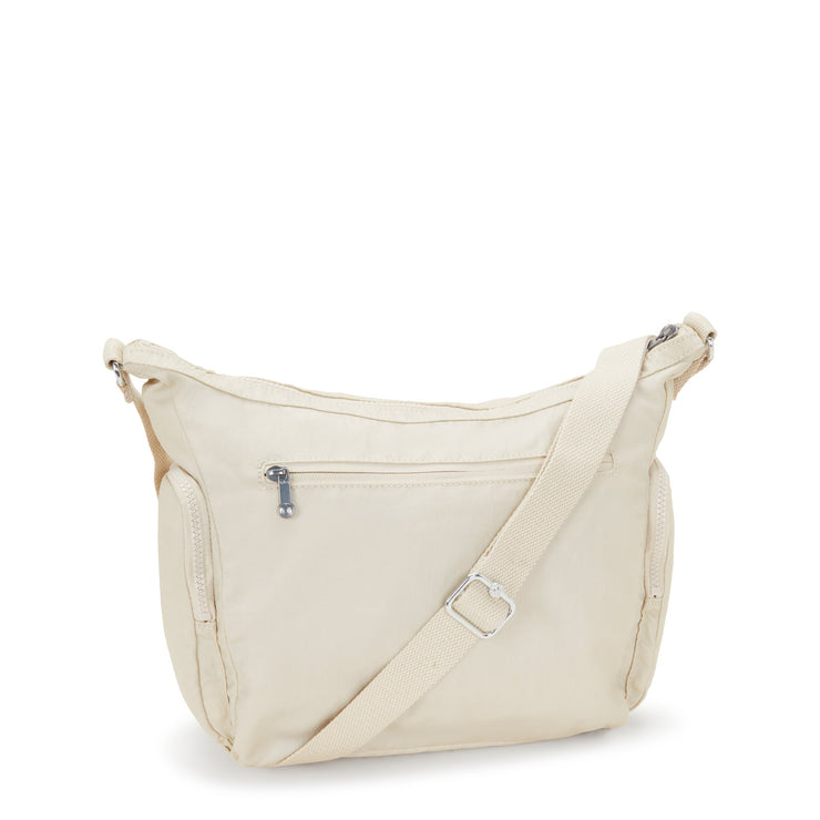 KIPLING-Gabb-Large Crossbody Bag with Adjustable Straps-Beige Pearl-I3945-3KA