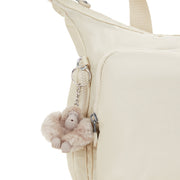 KIPLING-Gabb-Large Crossbody Bag with Adjustable Straps-Beige Pearl-I3945-3KA