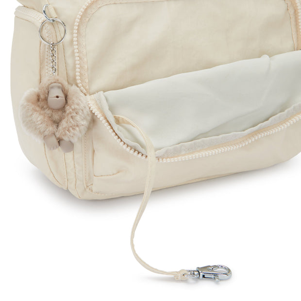 KIPLING-Gabb-Large Crossbody Bag with Adjustable Straps-Beige Pearl-I3945-3KA