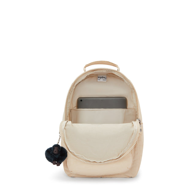 Kipling Seoul S Back To Beige Small Backpack with Laptop Protection I4082-26V