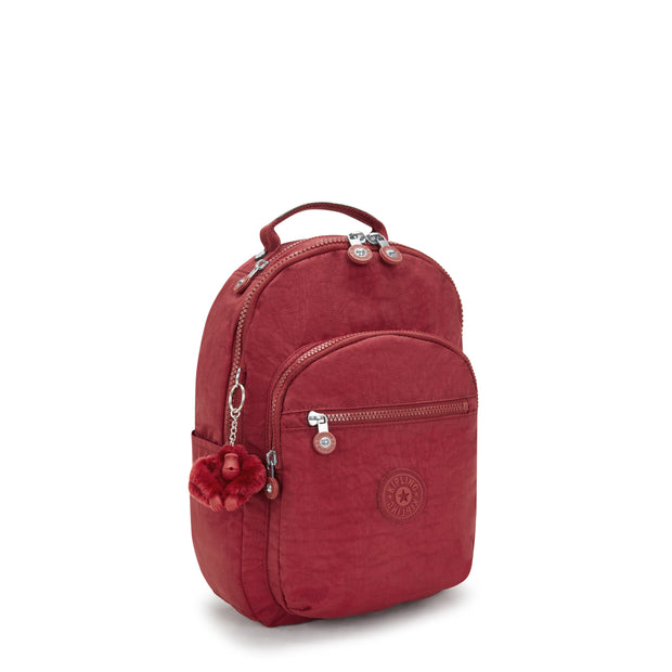 Kipling Seoul S Funky Red Small Backpack with Laptop Protection I4082-4SS