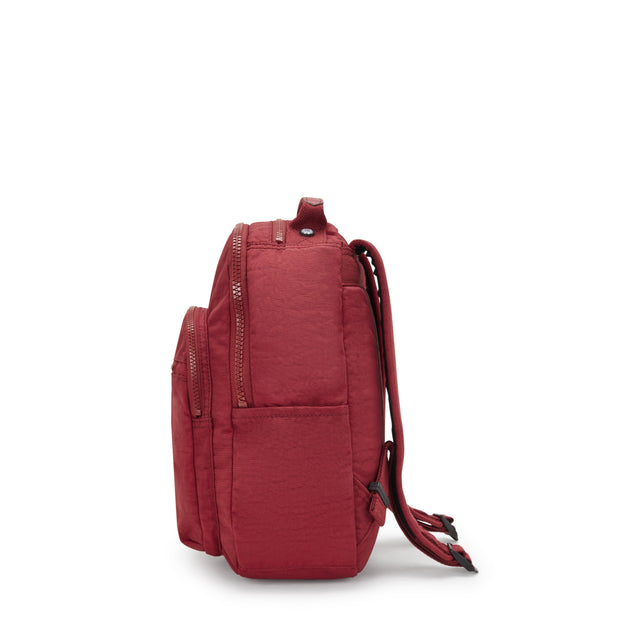 Kipling Seoul S Funky Red Small Backpack with Laptop Protection I4082-4SS