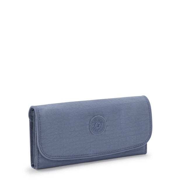 KIPLING Large Wallet Female Blue Lover Money Land I4191-56V