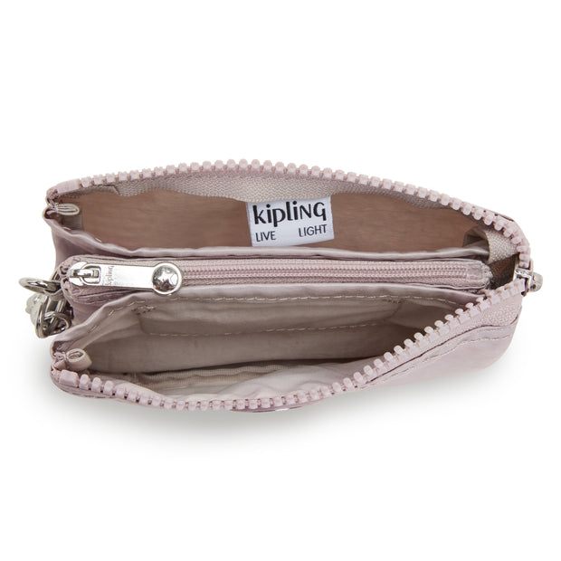 KIPLING-Creativity S-Small purse-Gleam Silver-I4194-K6G