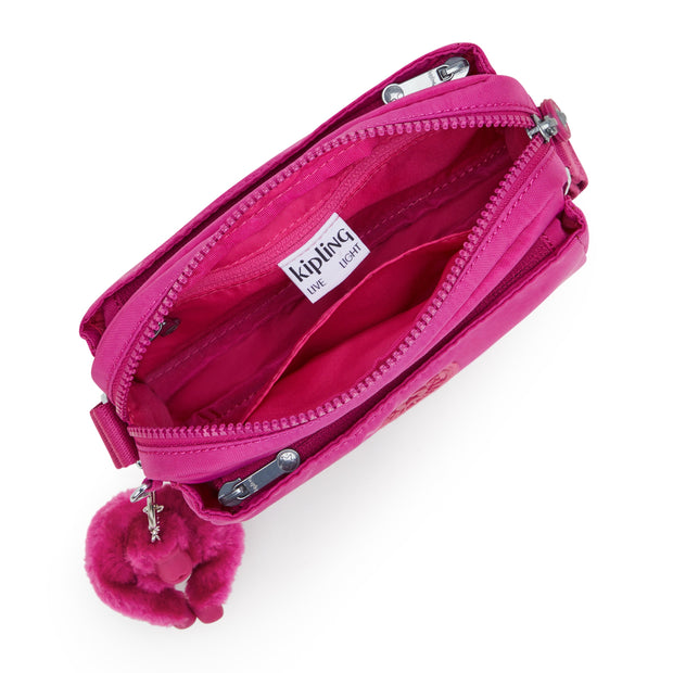 KIPLING Small crossbody Female Glowing Fuchsia Abanu I4208-3KU