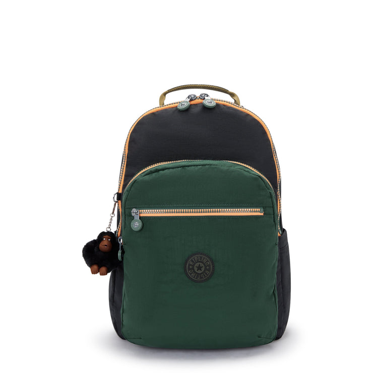 KIPLING Large backpack (with laptop compartment) Unisex Tree House Bl Seoul Lap I4275-8LB