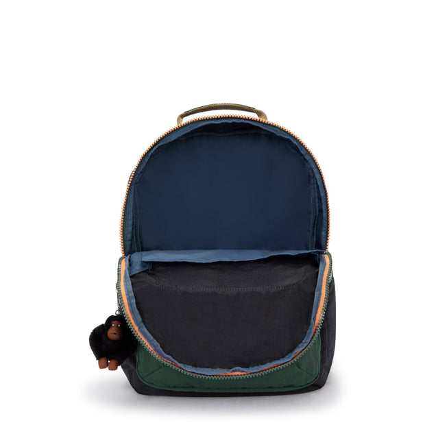 KIPLING Large backpack (with laptop compartment) Unisex Tree House Bl Seoul Lap I4275-8LB