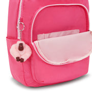 KIPLING Small Backpack (With Laptop Protection) Female Happy Pink C Seoul S  -  I4345-BZ8