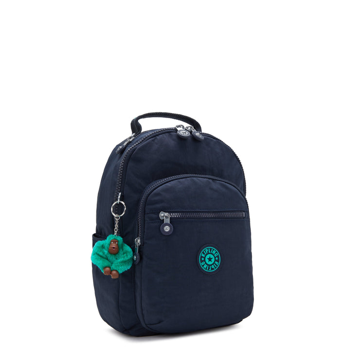 KIPLING-Seoul S-Small Backpack (With Laptop Protection)-Blue Green Bl-I4345-CD7