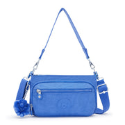 KIPLING-Milos Up-Small shoulderbag (with removable strap)-Havana Blue-I4378-JC7