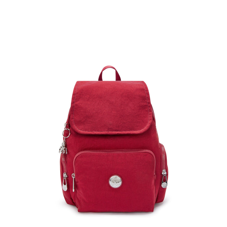 KIPLING Small backpack Female Red Red Wine City Zip S I4430-6SE