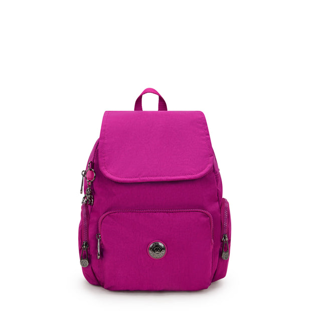 KIPLING Small backpack Female Fuchsia Night City Zip S I4430-7LE