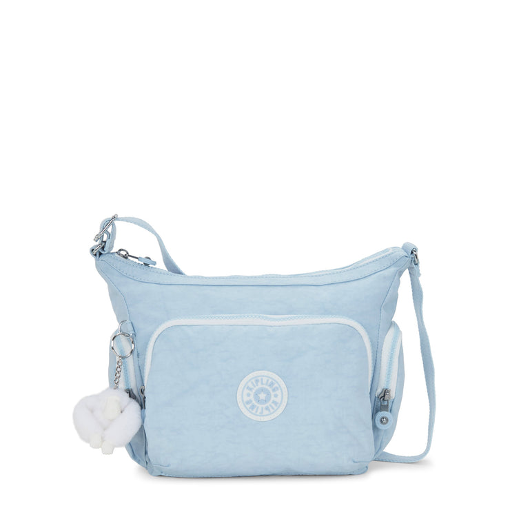 KIPLING-Gabb S-Medium Crossbody Bag with Adjustable Straps-Frost Blue Bl-I4493-LZ8