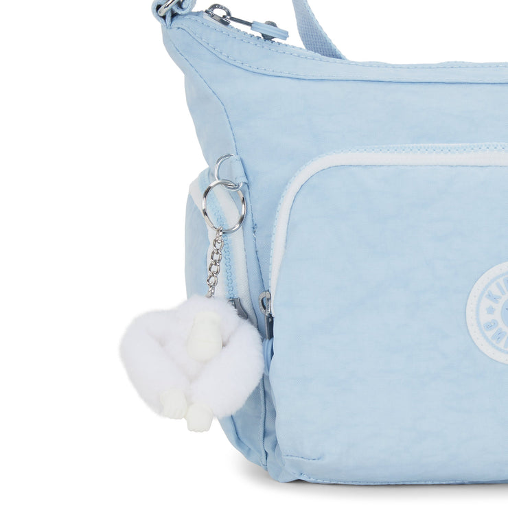 KIPLING-Gabb S-Medium Crossbody Bag with Adjustable Straps-Frost Blue Bl-I4493-LZ8