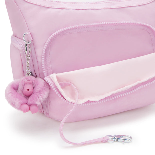 KIPLING-Gabb S-Medium Crossbody Bag with Adjustable Straps-Blooming Pink-I4493-R2C