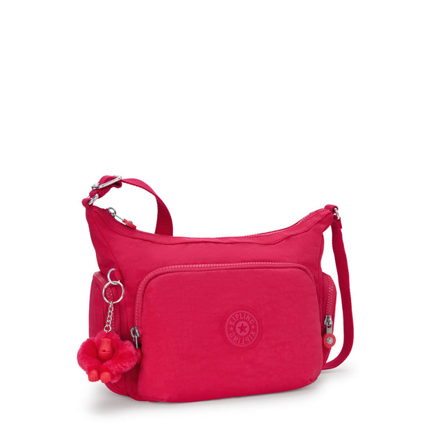 KIPLING-Gabb S-Medium Crossbody Bag with Adjustable Straps-Confetti Pink-I4493-T73