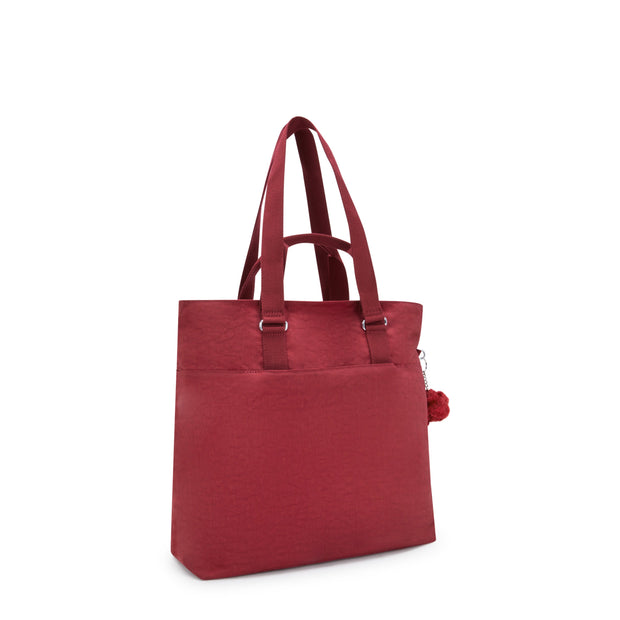 KIPLING Large Tote Unisex Funky Red India I4609-4SS