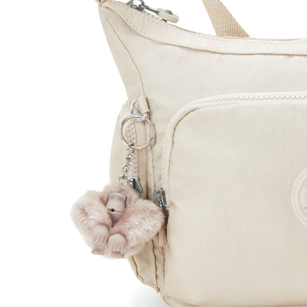 KIPLING-Gabb S-Medium Crossbody Bag with Adjustable Straps-Beige Pearl-I4611-3KA