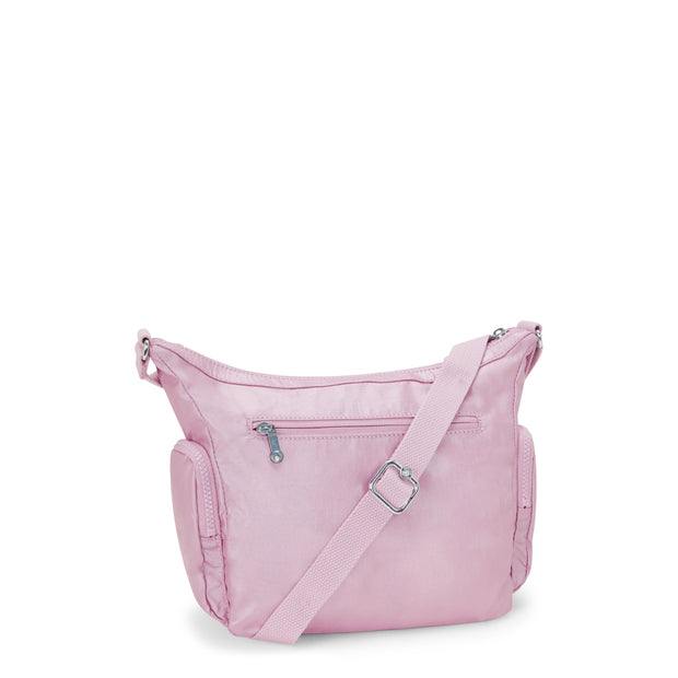 KIPLING-Gabb S-Medium Crossbody Bag with Adjustable Straps-Metallic Lilac-I4611-F4D