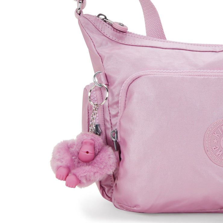 KIPLING-Gabb S-Medium Crossbody Bag with Adjustable Straps-Metallic Lilac-I4611-F4D