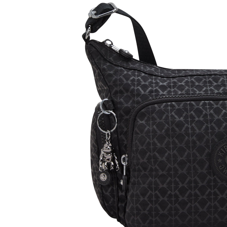 KIPLING-Gabb S-Medium Crossbody Bag with Adjustable Straps-Signature Emb-I4611-K59