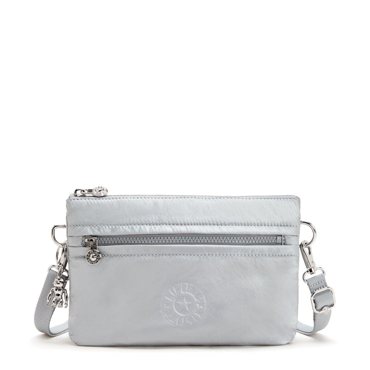 KIPLING-Riri-Small crossbody (with removable strap)-Silver Glam-I4683-K2E