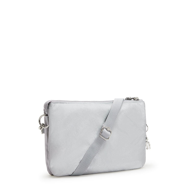 KIPLING-Riri-Small crossbody (with removable strap)-Silver Glam-I4683-K2E