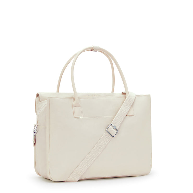 KIPLING-Superworker-Working Bag (With Removable Shoulderstrap)-Beige Pearl-I4718-3KA