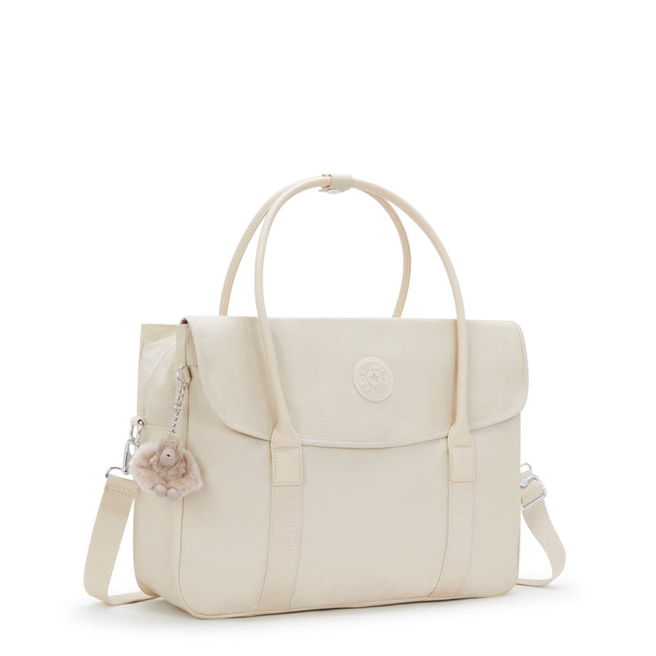 KIPLING-Superworker-Working Bag (With Removable Shoulderstrap)-Beige Pearl-I4718-3KA