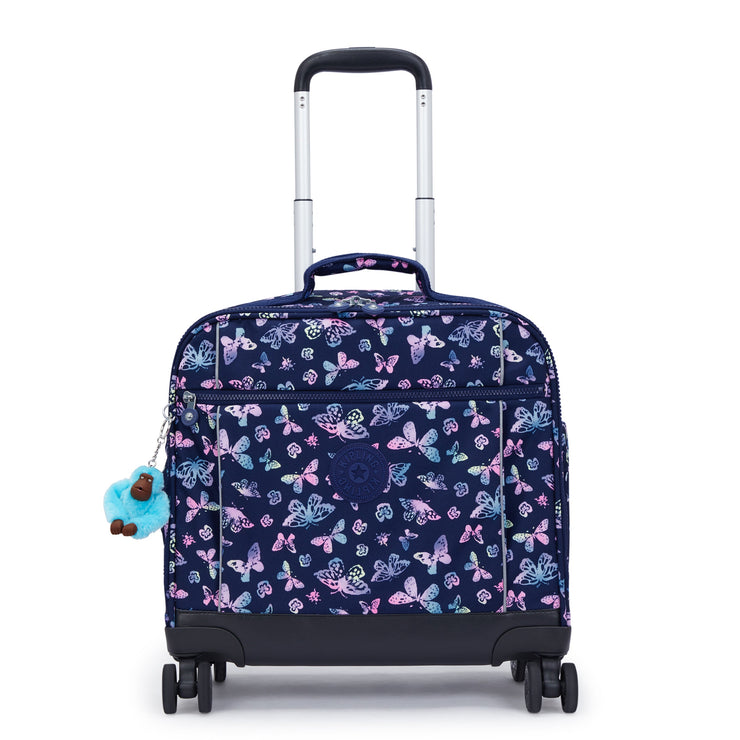 KIPLING Large wheeled bag Female Butterfly Fun New Storia