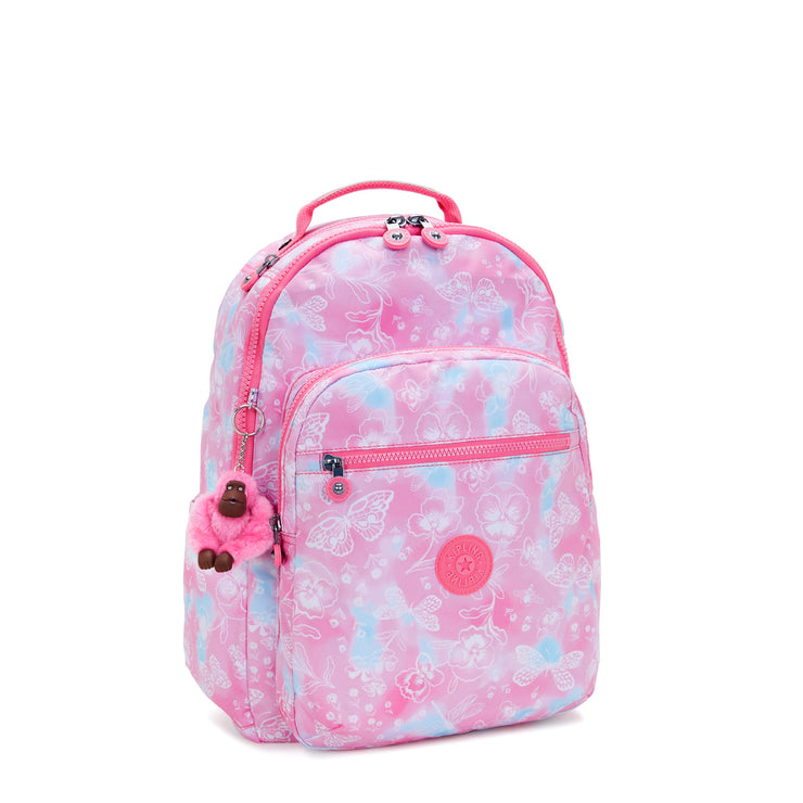 KIPLING Large Backpack Female Garden Clouds Seoul  -  I4851-2PE