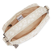 KIPLING-New Milda-Small crossbody-White Cheetah J-I5055-T8J