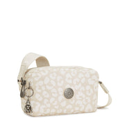 KIPLING-New Milda-Small crossbody-White Cheetah J-I5055-T8J