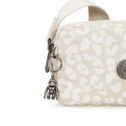 KIPLING-New Milda-Small crossbody-White Cheetah J-I5055-T8J