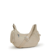 KIPLING Small crossbody bag Female Signature Beige Embossed Rikka S I5164-96A