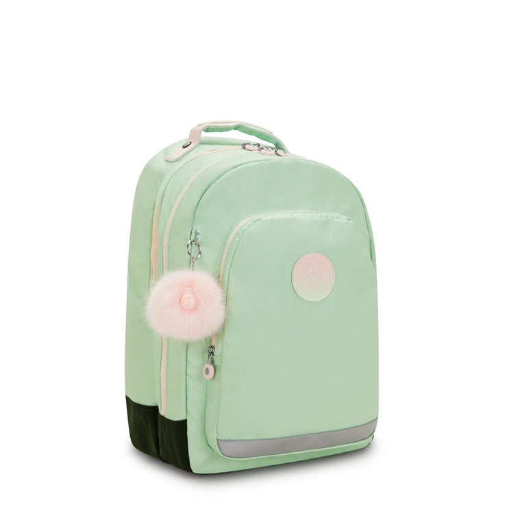 KIPLING Large backpack (with laptop protection) Female Soft Green Met Class Room  -  I5213-5KY