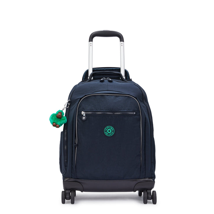 KIPLING-New Zea-Large wheeled backpack (with laptop protection)-Blue Green Bl-I5246-CD7