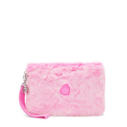 KIPLING-Fancy-Large Flat Pouch (with wristlet)-Valentine Pink-I5274-V84