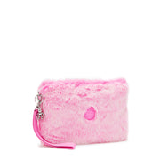 KIPLING-Fancy-Large Flat Pouch (with wristlet)-Valentine Pink-I5274-V84