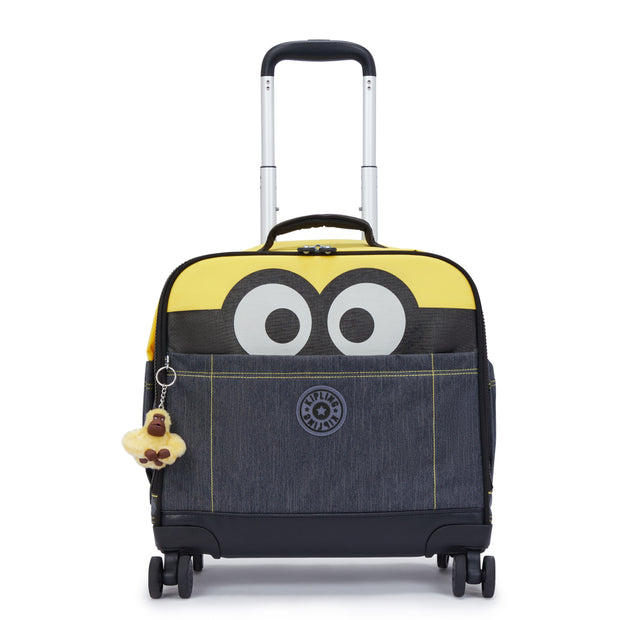 KIPLING Large wheeled bag Unisex Minion Jeans Bl New Storia