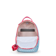 KIPLING Small Backpack (With Laptop Protection) Female Dreamy Geo C Seoul S  -  I5357-D1W