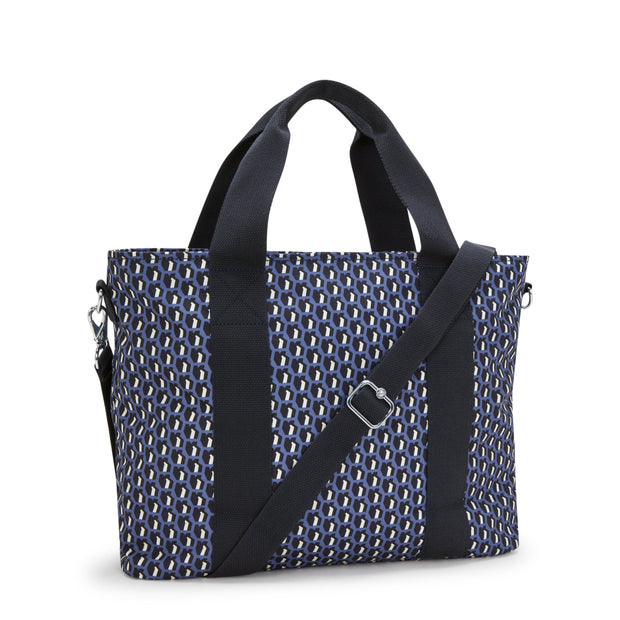 Kipling Minta L 3D K Blue Large Tote I5379-4JS