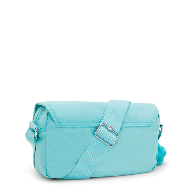 Kipling Small Crossbody Female Deepest Aqua Chilly Up