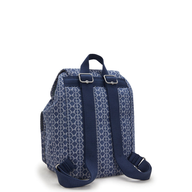 Kipling Anto S Signature Denim Small Backpack I5386-7PF