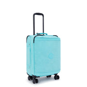 Kipling Small Cabin Size Wheeled Luggage Female Deepest Aqua Spontaneous S