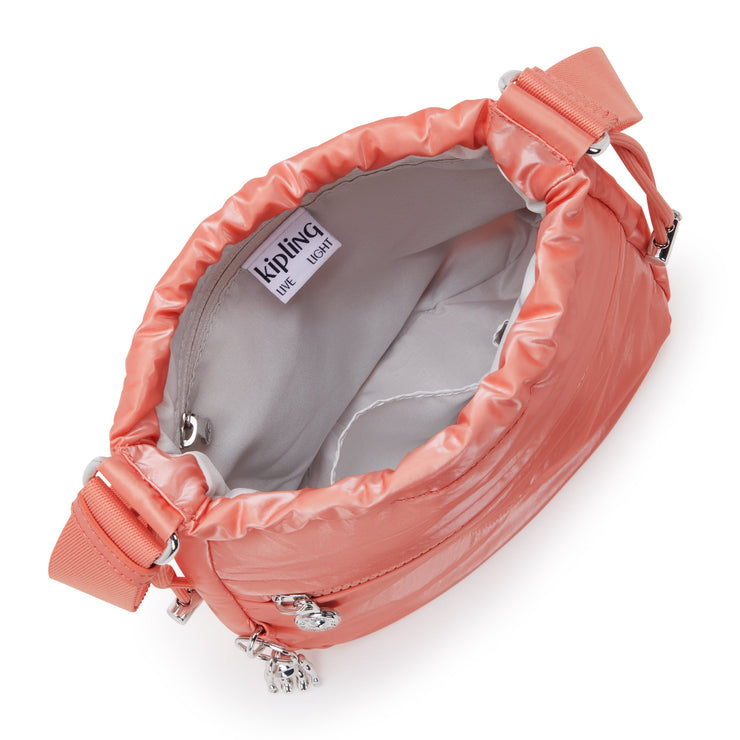 KIPLING-Jamir-Small Drawstring Crossbody with Adjustable Strap-Peach Glam-I5578-S7W