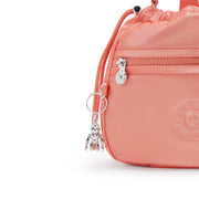 KIPLING-Jamir-Small Drawstring Crossbody with Adjustable Strap-Peach Glam-I5578-S7W